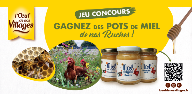 Gagnez des pots de miel de nos ruches !