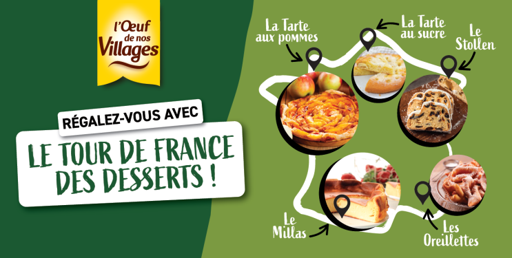 L'Oeuf De Nos Villages vous emmène sur son Tour de France des régions !